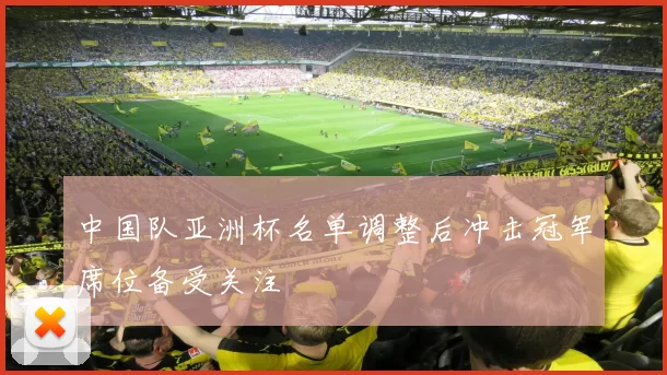 中国队亚洲杯名单调整后冲击冠军席位备受关注